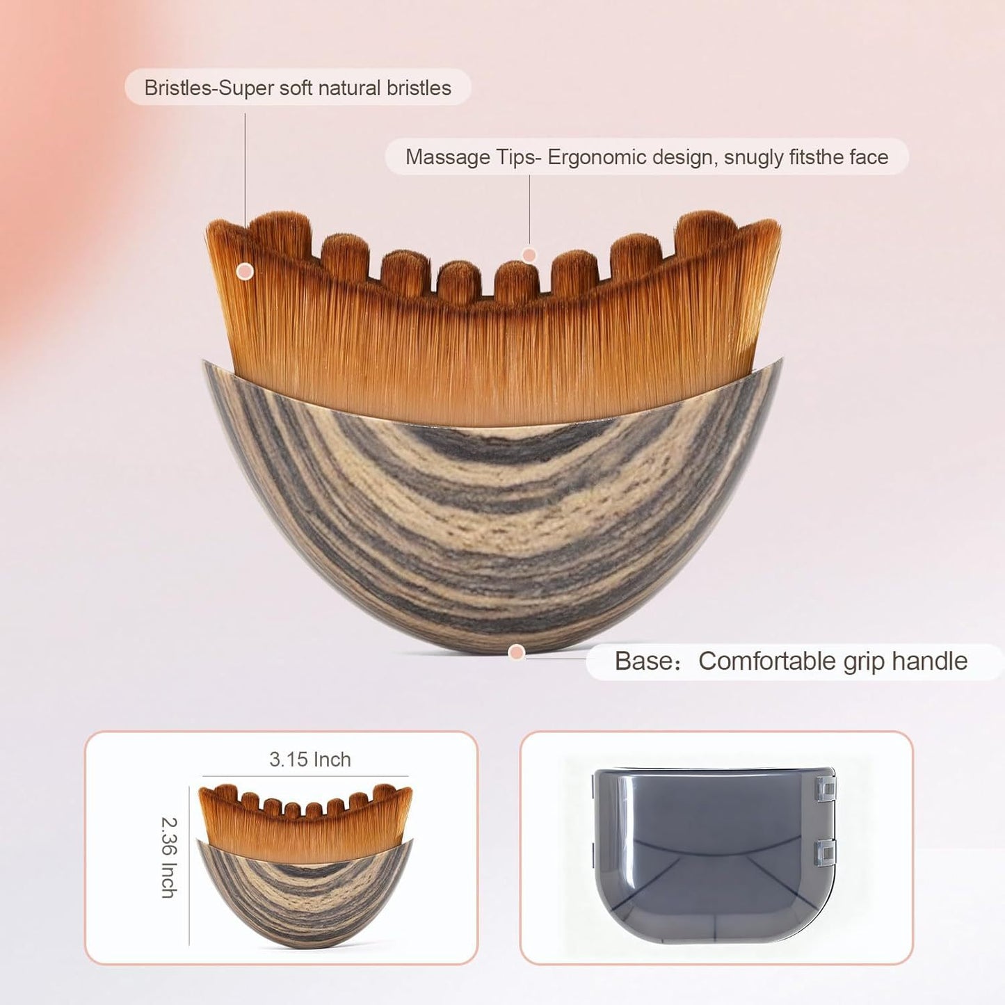 Solene™ - Lymphatic Contour Facial Brush
